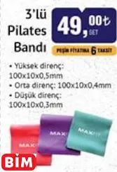 3’LÜ PİLATES BANDI